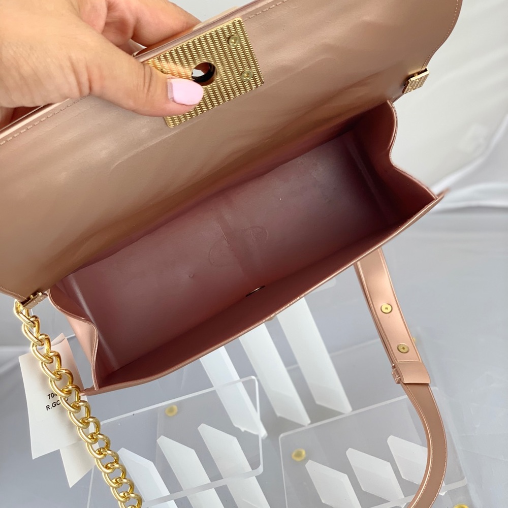 Jelly  Rose Gold Handbag Crossed body Purse - Picture 4 of 8